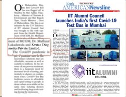 IIT Alumni Council Covid19 Test Bus