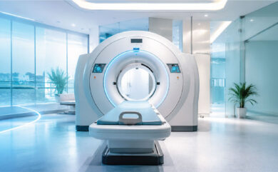 Advanced MRI centre with digital brain scan imaging technology