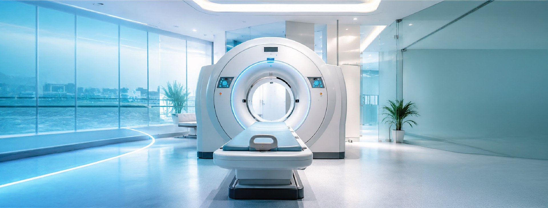 Advanced MRI centre with digital brain scan imaging technology