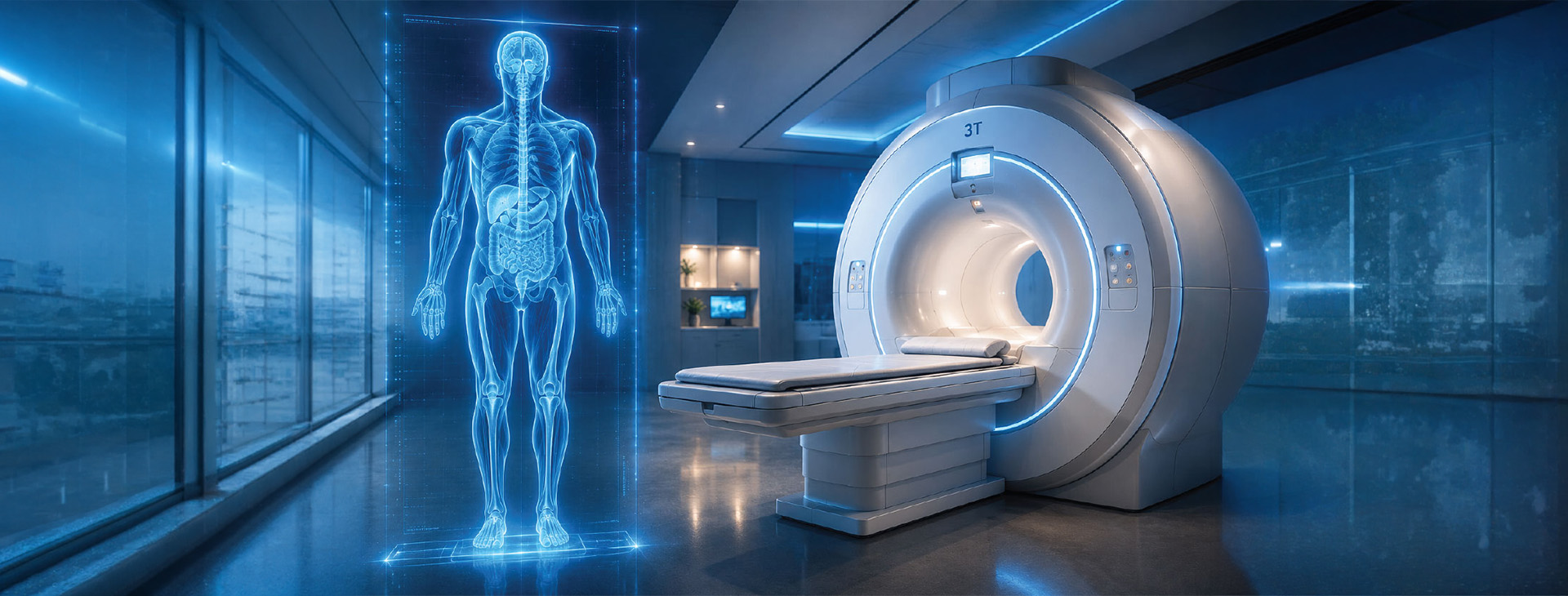 Full body MRI scan machine for complete diagnostic imaging