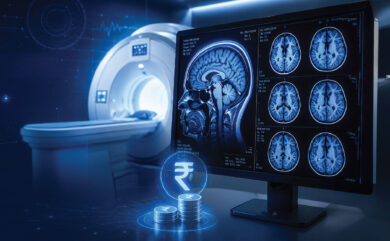 MRI brain scan price cost guide in India with Krsnaa Diagnostics booking screen