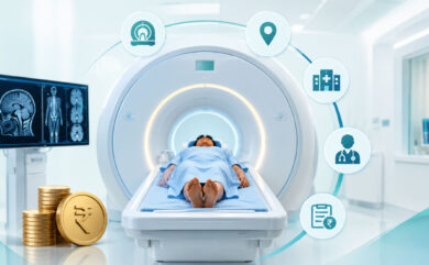 Advanced MRI machine in a modern diagnostic imaging suite