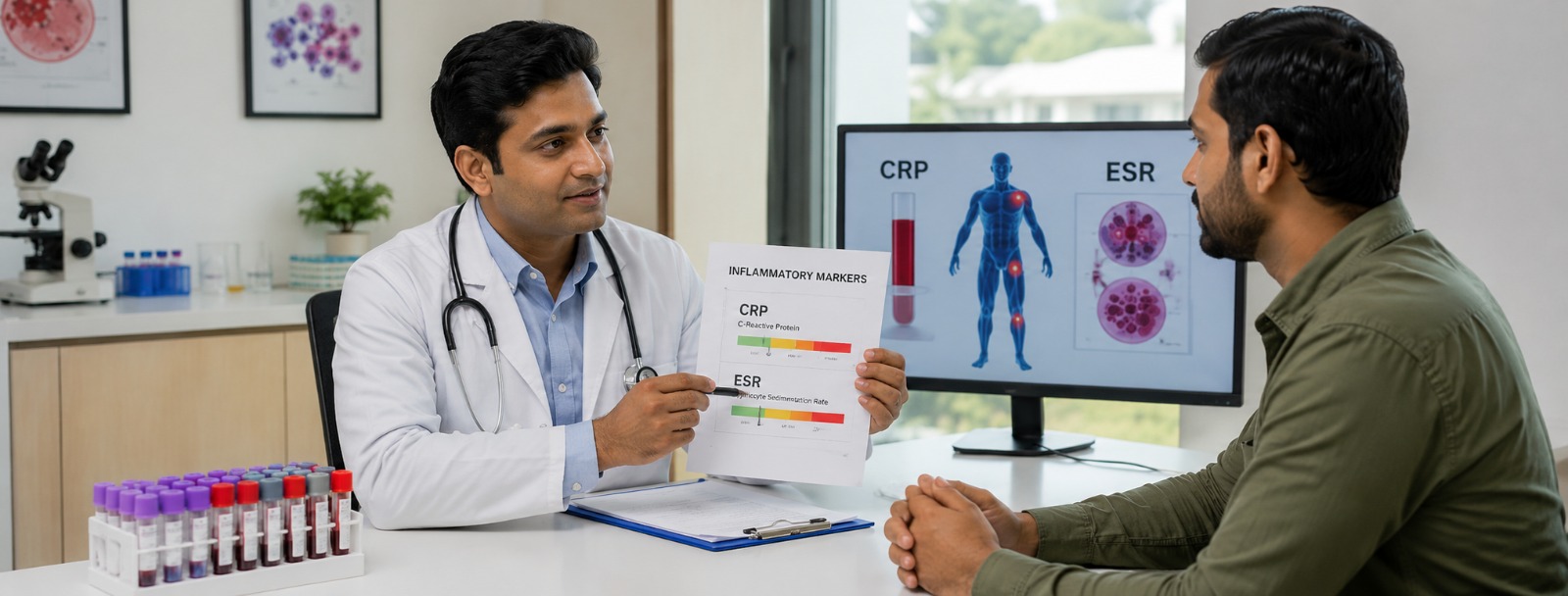 Understanding Inflammatory Markers CRP, ESR & What They Reveal