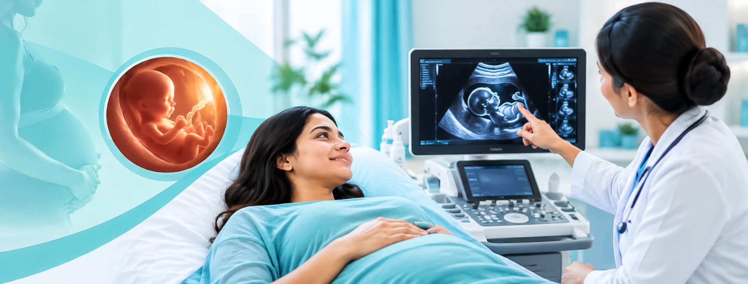Ultrasound (USG) scan in pregnancy showing fetal development, pregnancy scan types, recommended timing, and preparation.