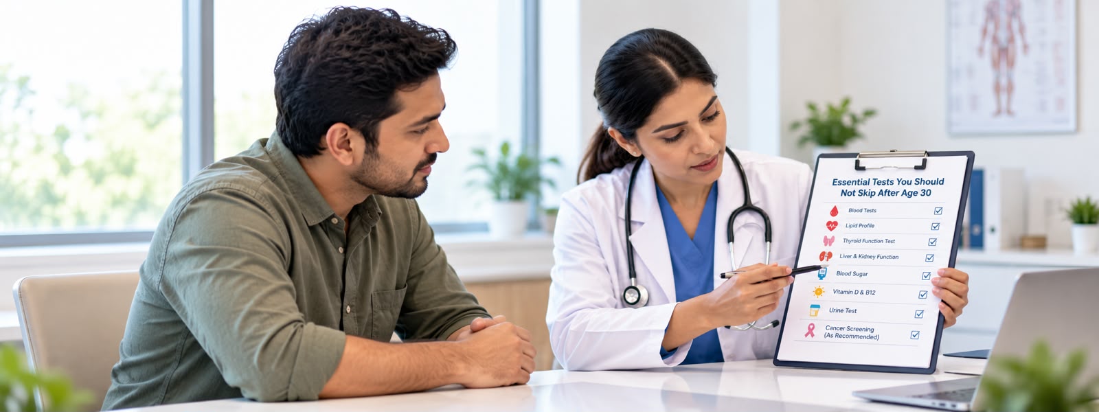 Comprehensive health checkup and diagnostic testing at Apulki Medical Center