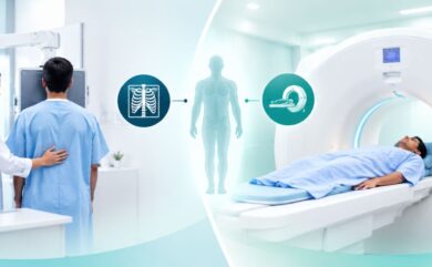 X-ray vs CT scan comparison showing diagnostic imaging methods and their uses in medical diagnosis